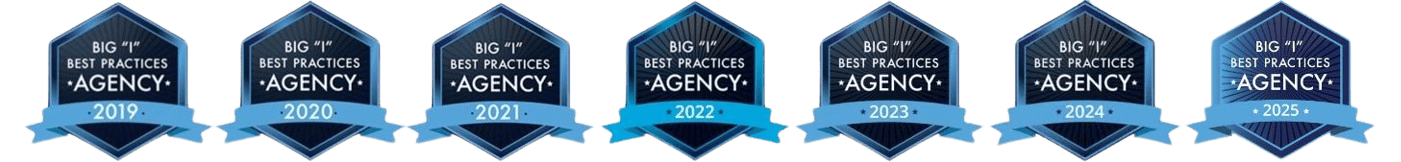Big I Best practices -Agency 2019 award logo